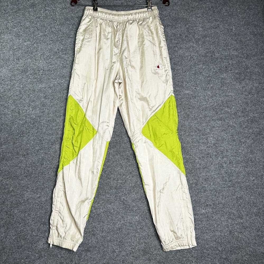 Champion Y2k Windbreaker Pants‎ Womens Size Small Activewear Colorblock